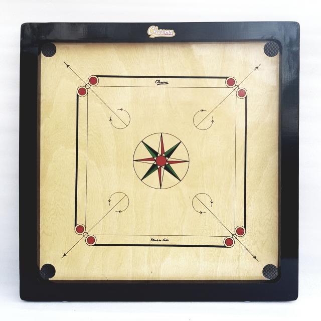 CHEEMA CARROM BOARD MEDIUM SIZE GHARELU 