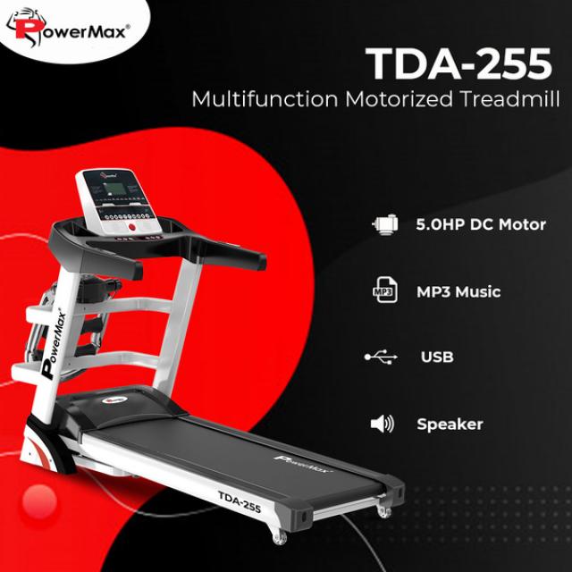 PowerMax Fitness TDA-255 Motorised Treadmill