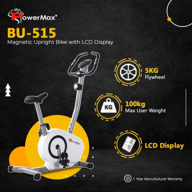 PowerMax Fitness BU-515 Upright Bike